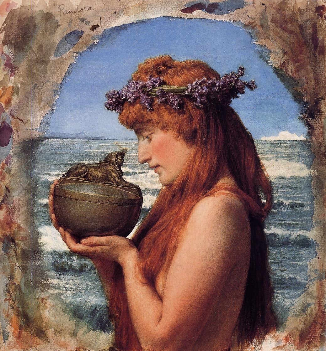 Sir Lawrence Alma-Tadema Pandora